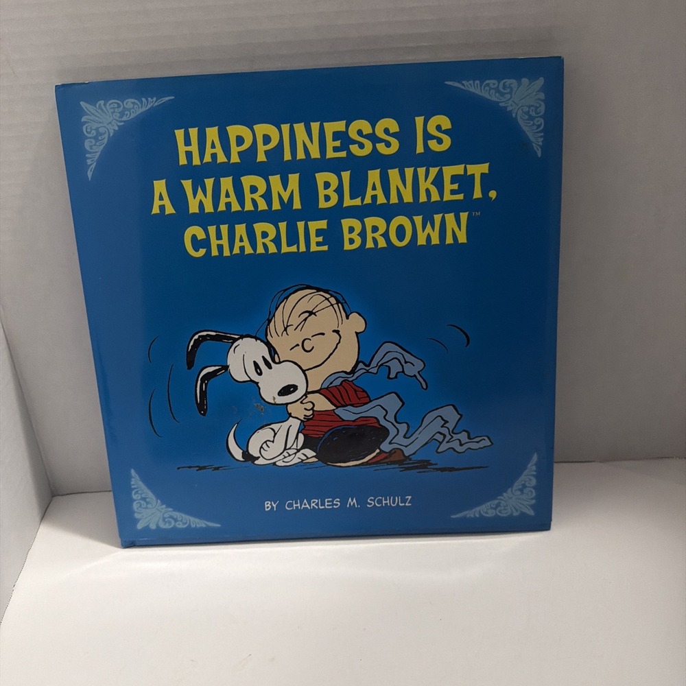 Happiness Is a Warm Blanket Charlie Brown Hardcover Peanuts Kohls Cares Book